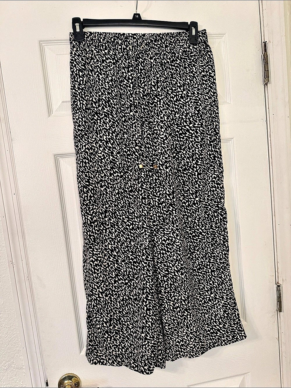 Michael Kors Wide Leg Printed Pants Size M